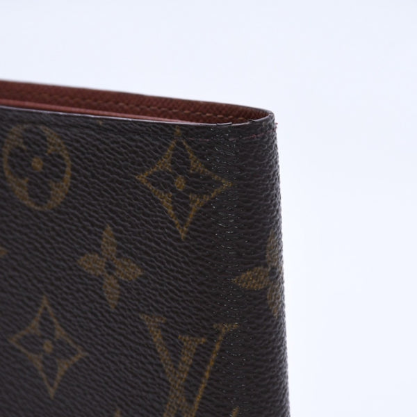 LOUIS VUITTON ルイヴィトン ポルト ビエ カルト クレディ モネ 二つ折り財布 M61665 モノグラム ブラウン 美品 中古 4a003969
