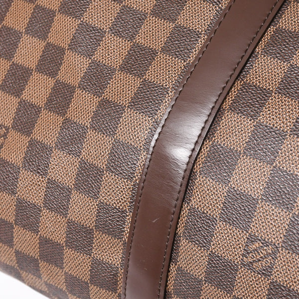 極美品 LOUIS VUITTON ルイヴィトン キーポルバンドリエール45 ボストンバッグ ダミエグラフィット N41418 ブラウン ダークブラウン MB2143 ゴールド金具 中古 4a003971