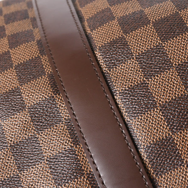 極美品 LOUIS VUITTON ルイヴィトン キーポルバンドリエール45 ボストンバッグ ダミエグラフィット N41418 ブラウン ダークブラウン MB2143 ゴールド金具 中古 4a003971