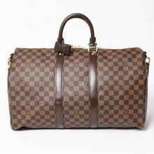 画像をギャラリービューアに読み込む, 極美品 LOUIS VUITTON ルイヴィトン キーポルバンドリエール45 ボストンバッグ ダミエグラフィット N41418 ブラウン ダークブラウン MB2143 ゴールド金具 中古 4a003971