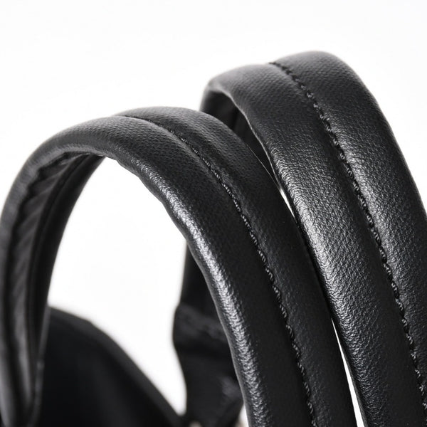 Very Good Condition Rare Item CHANEL Tote Bag Paris Biarritz Coated Canvas Leather Black 17th Series Used 4a003954