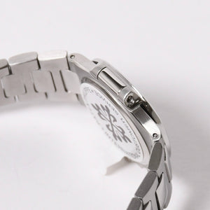 PATEK PHILIPPE パテック フィリップ NAUTILUS ノーチラス 腕時計 4700/1A-050 クォーツ ステンレススチール 黒文字盤 美品 中古 4a003975