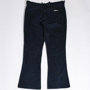 CHROME HEARTS Flarenie Denim Pants Jeans Size 34 Horseshoe Button Indigo Blue Good Condition Used 4a005926