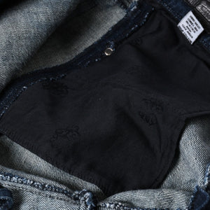 CHROME HEARTS Flarenie Denim Pants Jeans Size 34 Horseshoe Button Indigo Blue Good Condition Used 4a005926