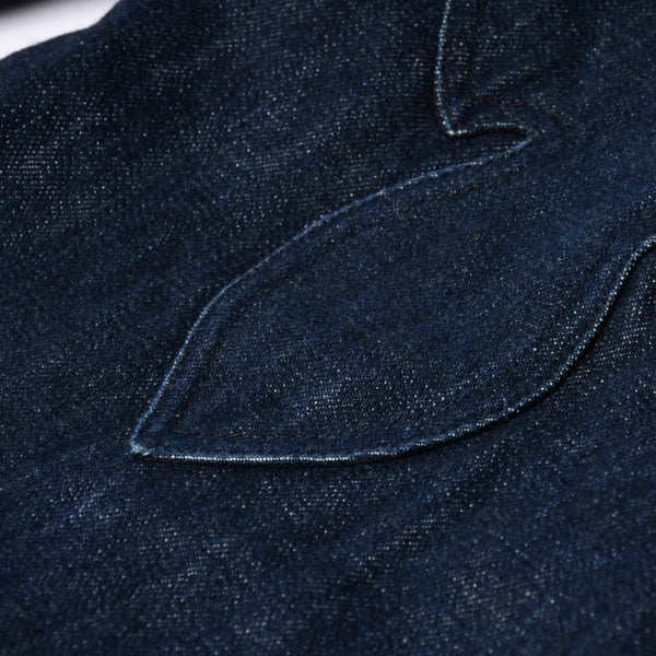 CHROME HEARTS Flarenie Denim Pants Jeans Size 34 Horseshoe Button Indigo Blue Good Condition Used 4a005926