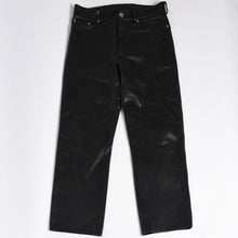 画像をギャラリービューアに読み込む, 極美品 CHROME HEARTS クロムハーツ 5-POCKET FLARE KNEE フレアニー 5ポケット レザーパンツ サイズ32R オールドモデル 中古 4a005927
