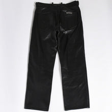 画像をギャラリービューアに読み込む, 極美品 CHROME HEARTS クロムハーツ 5-POCKET FLARE KNEE フレアニー 5ポケット レザーパンツ サイズ32R オールドモデル 中古 4a005927