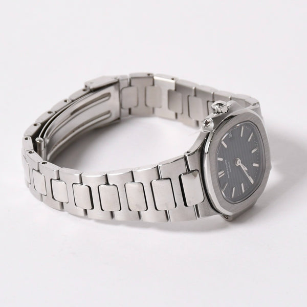 PATEK PHILIPPE パテック フィリップ NAUTILUS ノーチラス 腕時計 4700/1A-050 クォーツ ステンレススチール 黒文字盤 美品 中古 4a003975