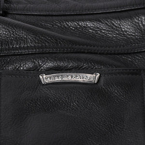 極美品 CHROME HEARTS クロムハーツ 5-POCKET FLARE KNEE フレアニー 5ポケット レザーパンツ サイズ32R オールドモデル 中古 4a005927
