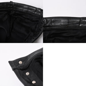 極美品 CHROME HEARTS クロムハーツ 5-POCKET FLARE KNEE フレアニー 5ポケット レザーパンツ サイズ32R オールドモデル 中古 4a005927