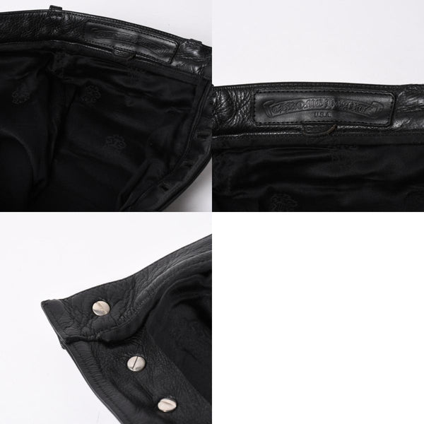 極美品 CHROME HEARTS クロムハーツ 5-POCKET FLARE KNEE フレアニー 5ポケット レザーパンツ サイズ32R オールドモデル 中古 4a005927
