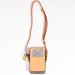 極美品 LOUIS VUITTON ルイヴィトン ミュージック プレイヤー ウェアラブル ウォレット モノグラム ショルダーバッグ バッグ レディース M14063 中古 4a002385