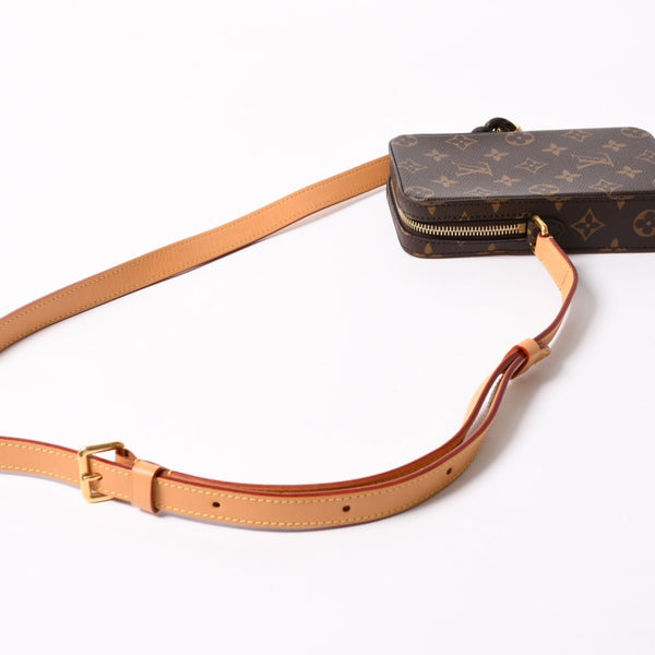 極美品 LOUIS VUITTON ルイヴィトン ミュージック プレイヤー ウェアラブル ウォレット モノグラム ショルダーバッグ バッグ レディース M14063 中古 4a002385