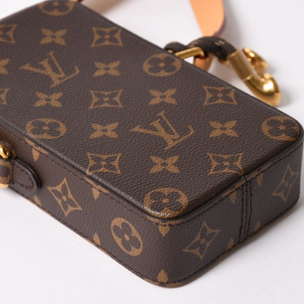 極美品 LOUIS VUITTON ルイヴィトン ミュージック プレイヤー ウェアラブル ウォレット モノグラム ショルダーバッグ バッグ レディース M14063 中古 4a002385
