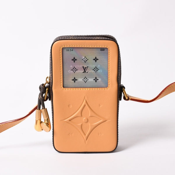 極美品 LOUIS VUITTON ルイヴィトン ミュージック プレイヤー ウェアラブル ウォレット モノグラム ショルダーバッグ バッグ レディース M14063 中古 4a002385