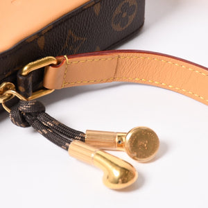 極美品 LOUIS VUITTON ルイヴィトン ミュージック プレイヤー ウェアラブル ウォレット モノグラム ショルダーバッグ バッグ レディース M14063 中古 4a002385