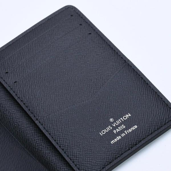 新品同様 LOUIS VUITTON ルイヴィトン モノグラムエクリプス オーガナイザードゥポッシュ 二つ折りカードケース M61696 中古 4a003981