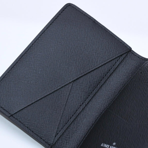 新品同様 LOUIS VUITTON ルイヴィトン モノグラムエクリプス オーガナイザードゥポッシュ 二つ折りカードケース M61696 中古 4a003981