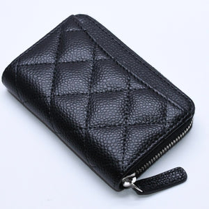極美品 CHANEL シャネル クラシックジップ コインパース AP0216 キャビアスキン ランダム番台 マトラッセ ココマーク 財布 小銭入れ シルバー金具 中古 4a003983
