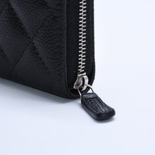 画像をギャラリービューアに読み込む, 極美品 CHANEL シャネル クラシックジップ コインパース AP0216 キャビアスキン ランダム番台 マトラッセ ココマーク 財布 小銭入れ シルバー金具 中古 4a003983