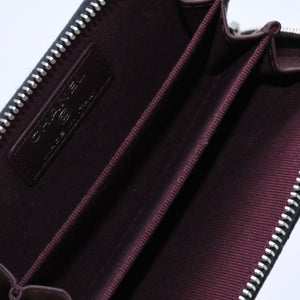 極美品 CHANEL シャネル クラシックジップ コインパース AP0216 キャビアスキン ランダム番台 マトラッセ ココマーク 財布 小銭入れ シルバー金具 中古 4a003983