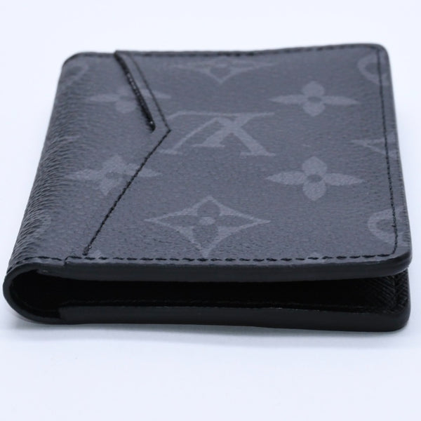 新品同様 LOUIS VUITTON ルイヴィトン モノグラムエクリプス オーガナイザードゥポッシュ 二つ折りカードケース M61696 中古 4a003981