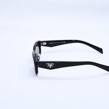 画像をギャラリービューアに読み込む, 極美品 PRADA プラダ サングラス アイウェア SPR B06-F サイズ55□18 145 プラスチック ブラック 中古 4a003987