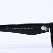 画像をギャラリービューアに読み込む, 極美品 PRADA プラダ サングラス アイウェア SPR B06-F サイズ55□18 145 プラスチック ブラック 中古 4a003987