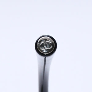 CHANEL シャネル リムレス サングラス アイウェア スクエア ココマーク 53□19 130 シルバーフレーム 4003 美品 中古 4a003985