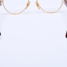 画像をギャラリービューアに読み込む, 極美品 CARTIER カルティエ トリニティ 伊達メガネ アイウェア サイズ52□16 135 ウッドテンプル メタル GP 中古 4a004170