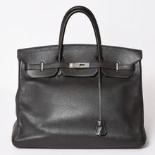 画像をギャラリービューアに読み込む, HERMES エルメス バーキン40 ショコラ トゴ 40cm ハンドバッグ◻︎F刻印 シルバー金具 ハンドバッグ 中古 4a004165