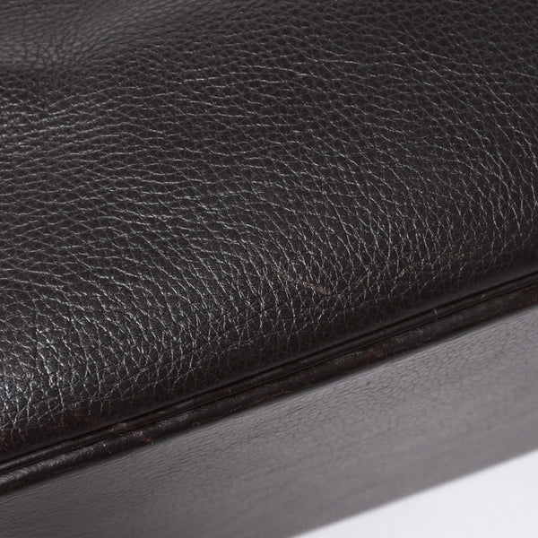 HERMES Birkin 40 Chocolate Togo Leather 40cm Handbag◻F stamp, silver hardware, handbag, pre-owned, item number 4a004165