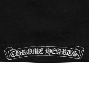 極美品 CHROME HEARTS クロムハーツ ダガーポケットTシャツ Black ブラック Silver シルバー サイズS 中古 4a003991