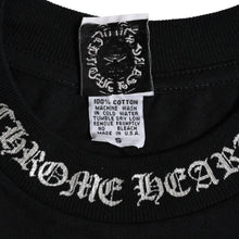 Load image into Gallery viewer, 極美品 CHROME HEARTS クロムハーツ ダガーポケットTシャツ Black ブラック Silver シルバー サイズS 中古 4a003991