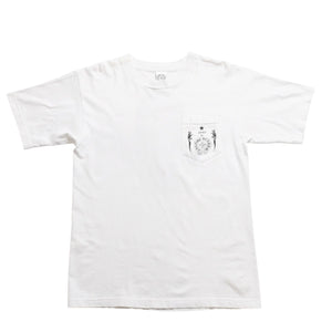 極美品 CHROME HEARTS クロムハーツ Joe Foti ジョー・フォティ FOTIプリント スカル ホワイト サイズM 4a003869