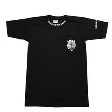 Load image into Gallery viewer, 極美品 CHROME HEARTS クロムハーツ ダガーポケットTシャツ Black ブラック Silver シルバー サイズS 中古 4a003991
