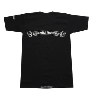 極美品 CHROME HEARTS クロムハーツ ダガーポケットTシャツ Black ブラック Silver シルバー サイズS 中古 4a003991