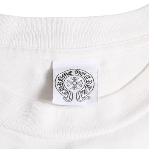 極美品 CHROME HEARTS クロムハーツ Joe Foti ジョー・フォティ FOTIプリント スカル ホワイト サイズM 4a003869