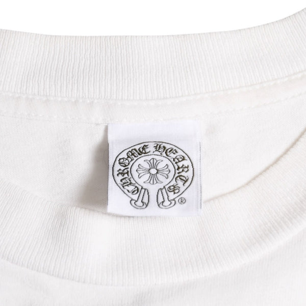 極美品 CHROME HEARTS クロムハーツ Joe Foti ジョー・フォティ FOTIプリント スカル ホワイト サイズM 4a003869