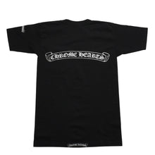 Load image into Gallery viewer, 極美品 CHROME HEARTS クロムハーツ ダガーポケットTシャツ Black ブラック Silver シルバー サイズS 中古 4a003991
