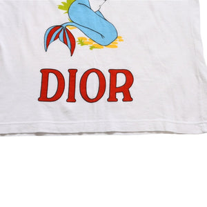 極美品 Christian Dior クリスチャンディオール J'ADORE DIOR ジャドール 半袖Tシャツ 2A12155028 サイズ38 ガリアーノ期 中古 4a004000