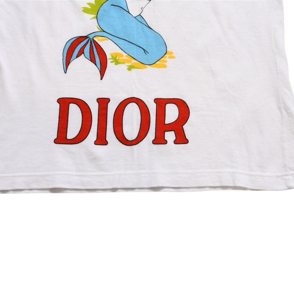 極美品 Christian Dior クリスチャンディオール J'ADORE DIOR ジャドール 半袖Tシャツ 2A12155028 サイズ38 ガリアーノ期 中古 4a004000