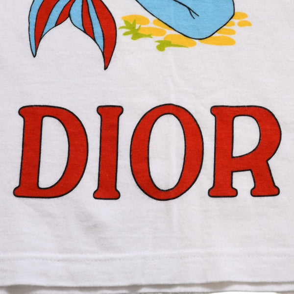 極美品 Christian Dior クリスチャンディオール J'ADORE DIOR ジャドール 半袖Tシャツ 2A12155028 サイズ38 ガリアーノ期 中古 4a004000