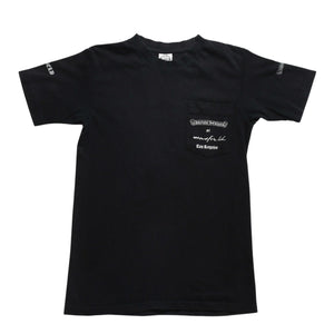 CHROME HEARTS クロムハーツ Max Field マックスフィールド Tシャツ ブラック ホワイト 大判ダガープリント 美品 中古 4a003861