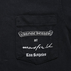 CHROME HEARTS クロムハーツ Max Field マックスフィールド Tシャツ ブラック ホワイト 大判ダガープリント 美品 中古 4a003861