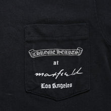 画像をギャラリービューアに読み込む, CHROME HEARTS クロムハーツ Max Field マックスフィールド Tシャツ ブラック ホワイト 大判ダガープリント 美品 中古 4a003861