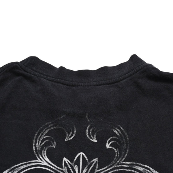 CHROME HEARTS クロムハーツ Max Field マックスフィールド Tシャツ ブラック ホワイト 大判ダガープリント 美品 中古 4a003861