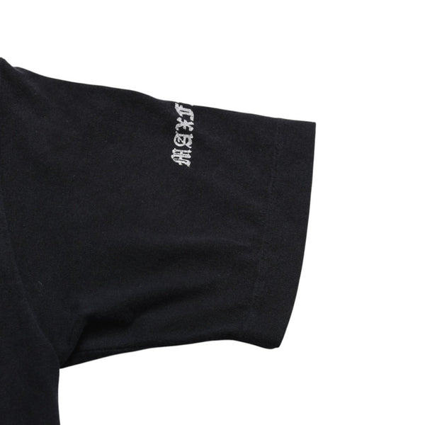 CHROME HEARTS クロムハーツ Max Field マックスフィールド Tシャツ ブラック ホワイト 大判ダガープリント 美品 中古 4a003861