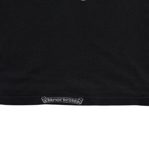 CHROME HEARTS クロムハーツ Max Field マックスフィールド Tシャツ ブラック ホワイト 大判ダガープリント 美品 中古 4a003861