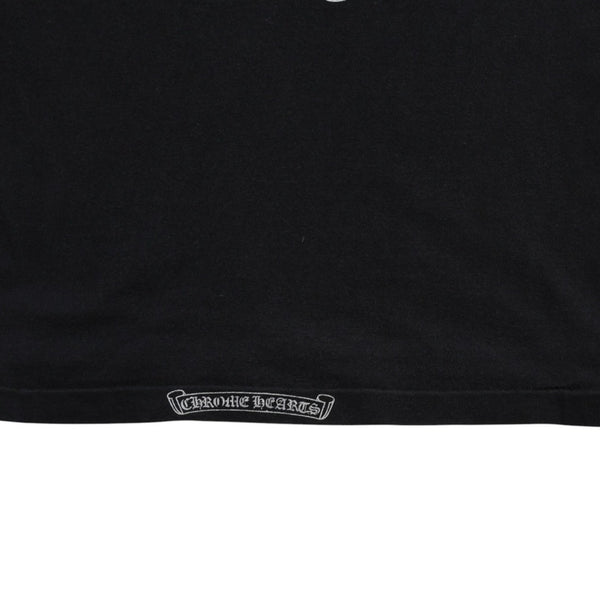 CHROME HEARTS クロムハーツ Max Field マックスフィールド Tシャツ ブラック ホワイト 大判ダガープリント 美品 中古 4a003861